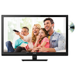 Sharp LC24DHF4011K LED HD Ready 720p TV/DVD Combi, 24 with Freeview HD